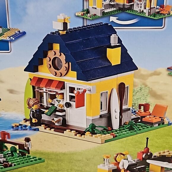Lego 31035 Beach Hut House Creator 3 in 1 Set Sealed Retired - Picture 10 of 14